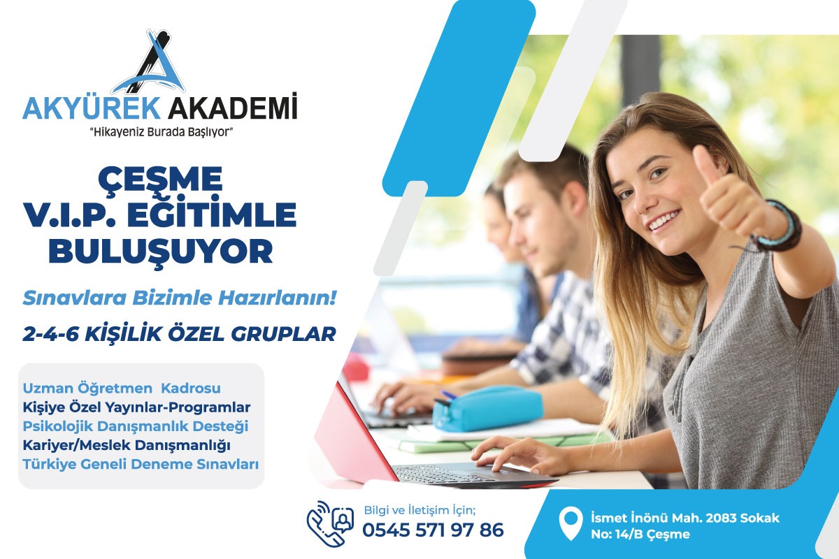 Akyürek Eğitim Kurumları'nın kurucusu Gülşah Aydın Akyürek öğrencilerle birlikte